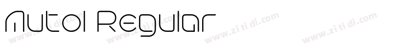 Autol Regular字体转换